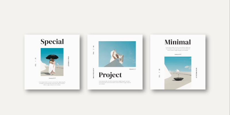 Social media post design example