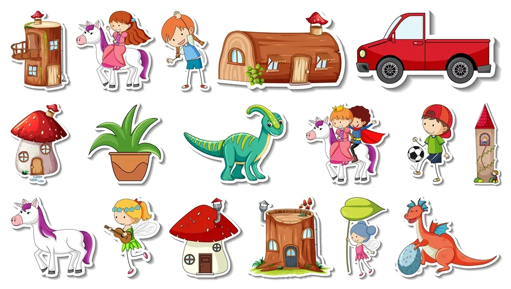 Character Illustration Stickers 