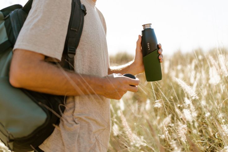 Lifestyle photo of bottle product