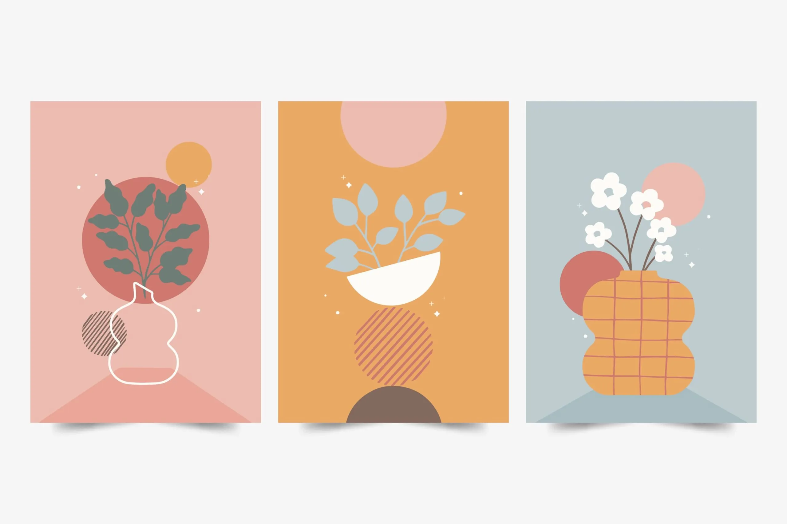 Pastel Minimalism Illustrations 