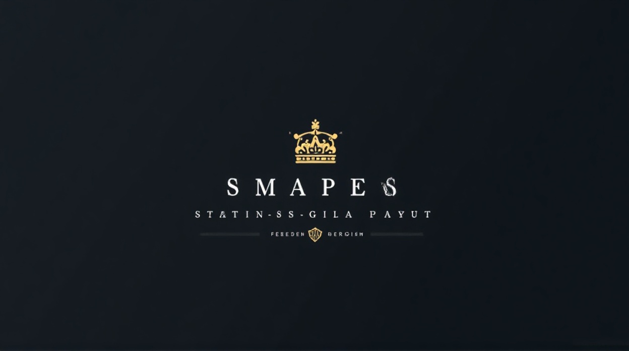 Create a hotel logo with a crown emblem and refined modern typography style.