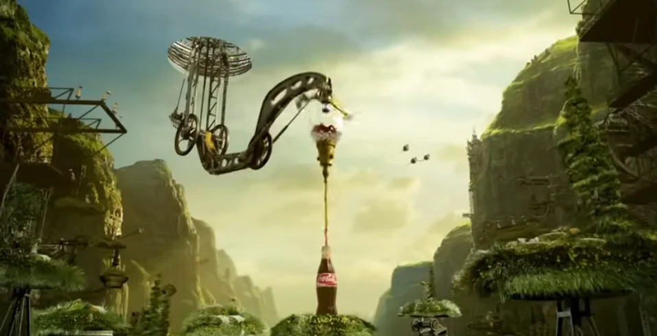 CGI-powered animation ad of Coca-Cola