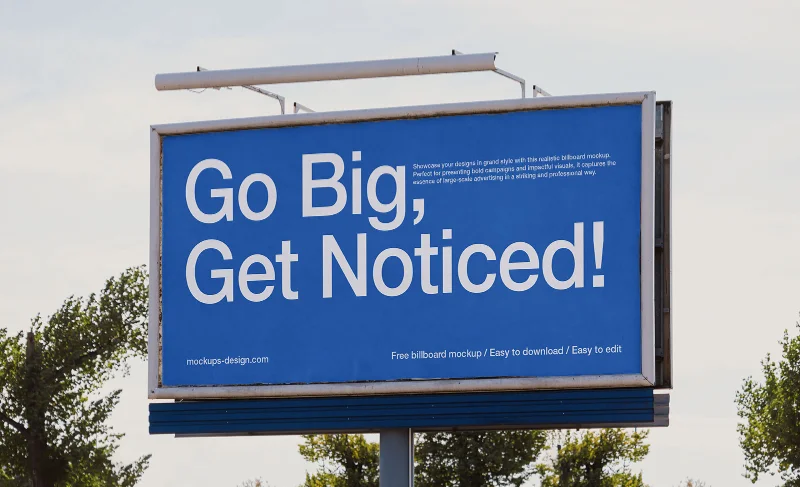 Billboard ad design example