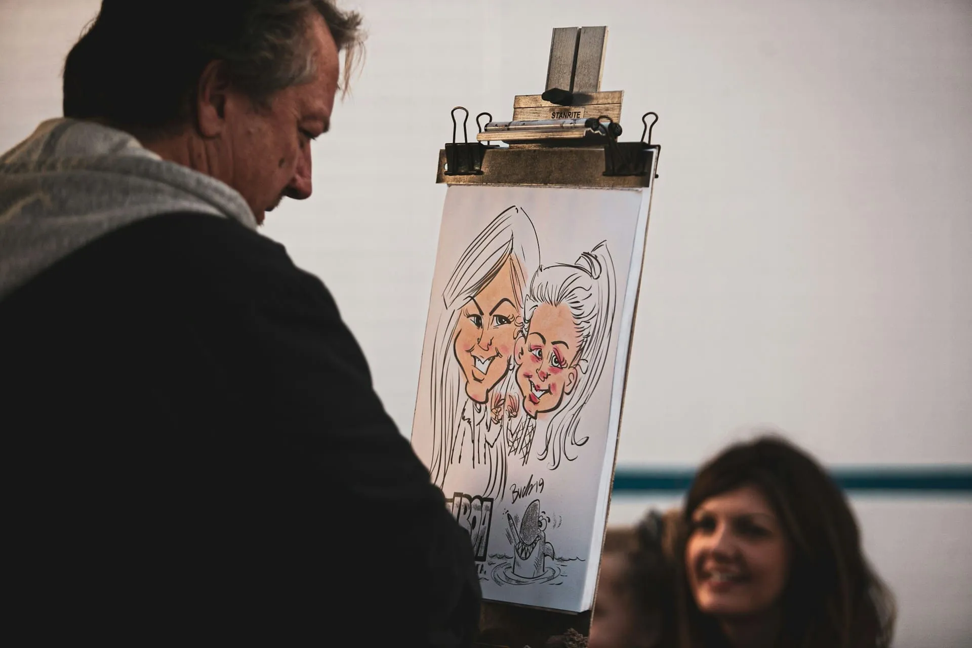 Exaggerated caricature 