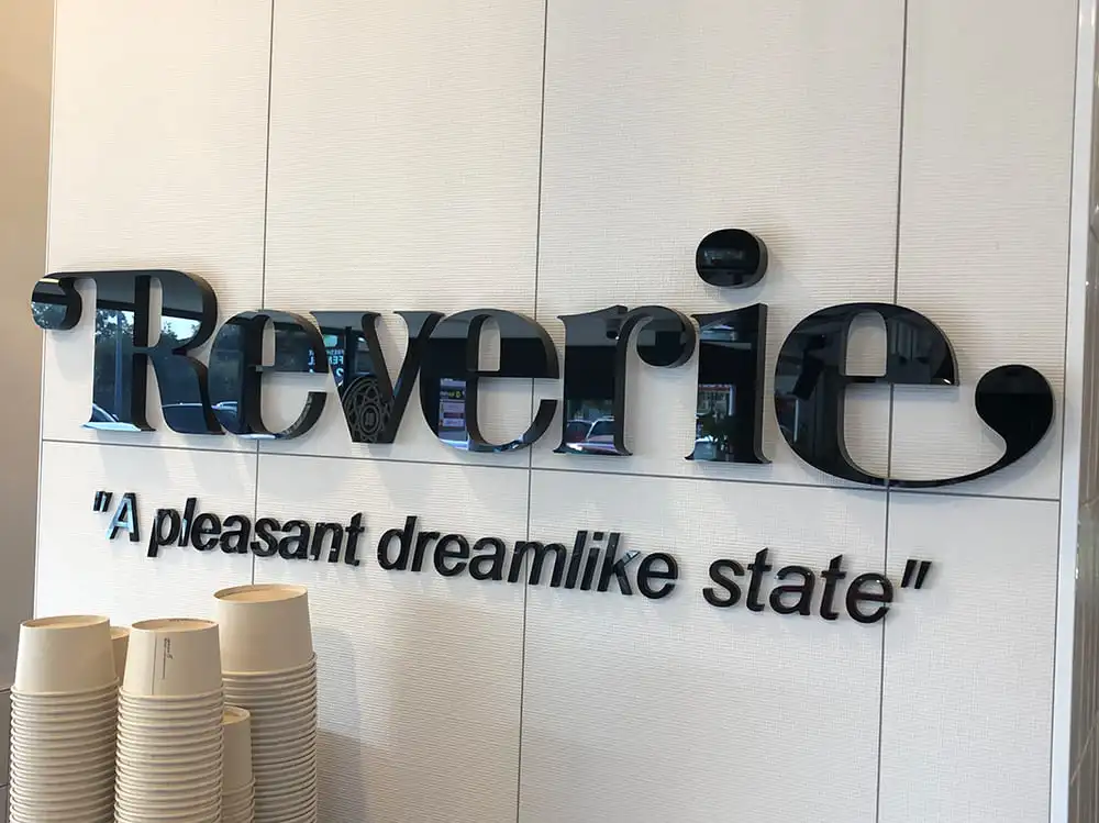 3D Lettering Signage