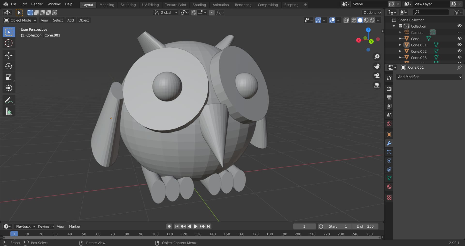 Creating Base Model in Blender