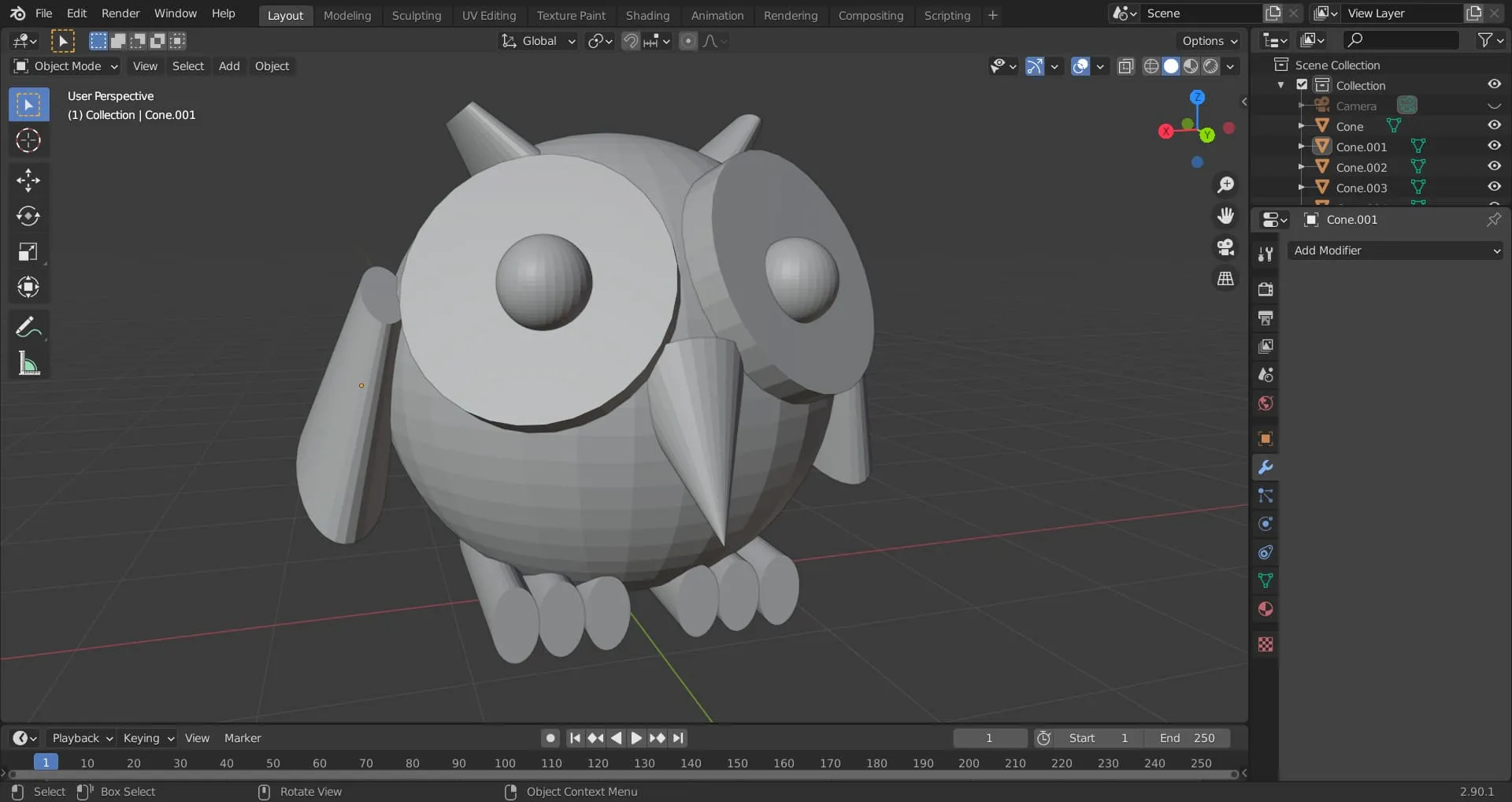 Creating Base Model in Blender
