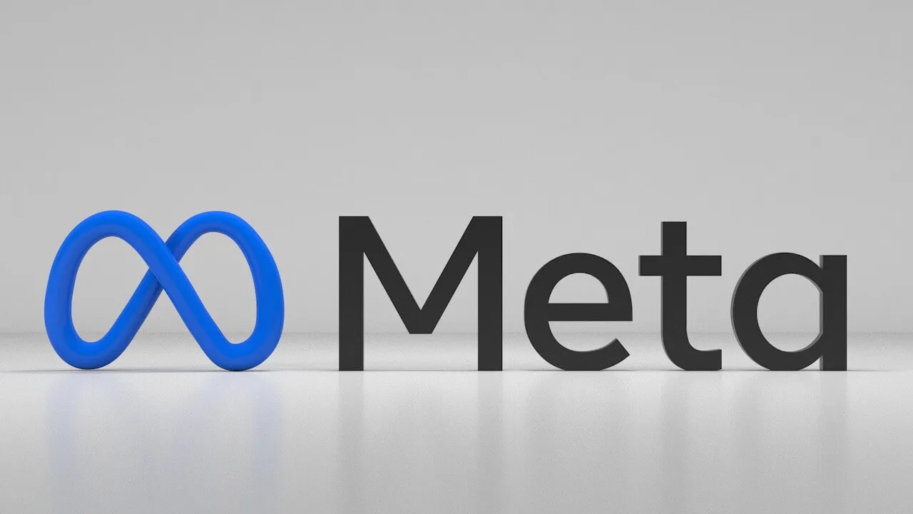 Meta 3D fluid logo