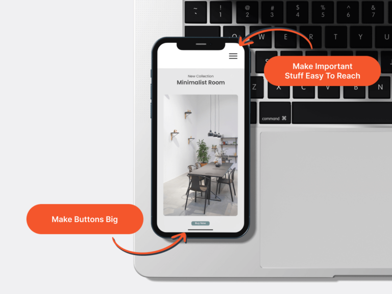 Mobile first responsive website design