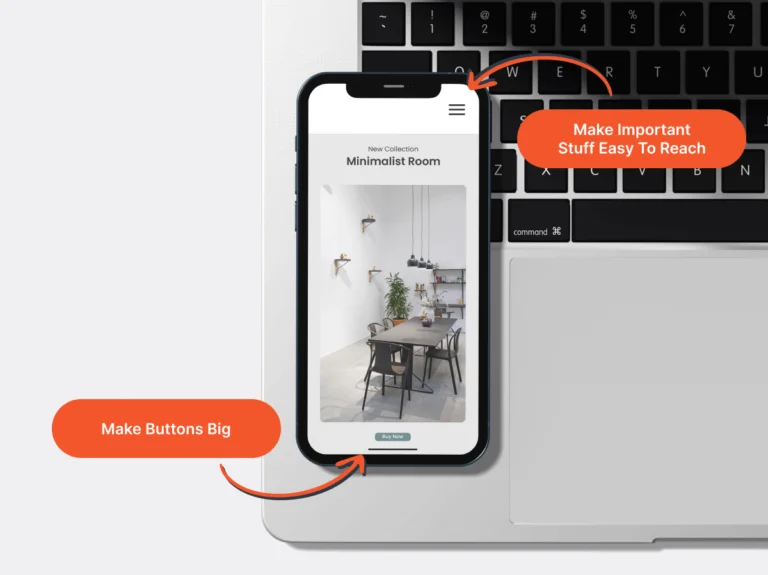 Mobile first responsive website design