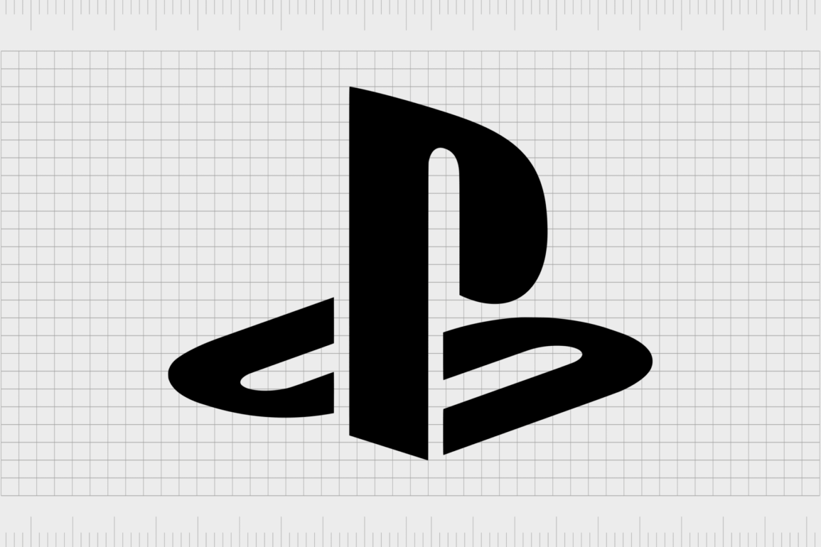 PlayStation 3D logo with deep shadows