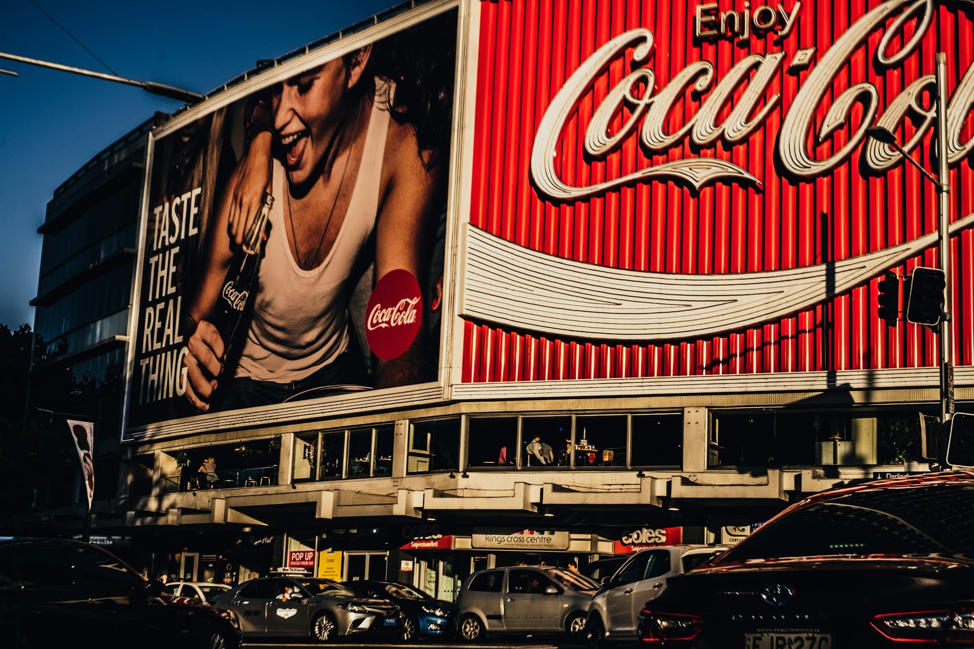 Coca-Cola’s billboard ad promoting togetherness