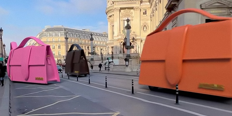 Jacquemus 3D Giant Bag Bus Paris