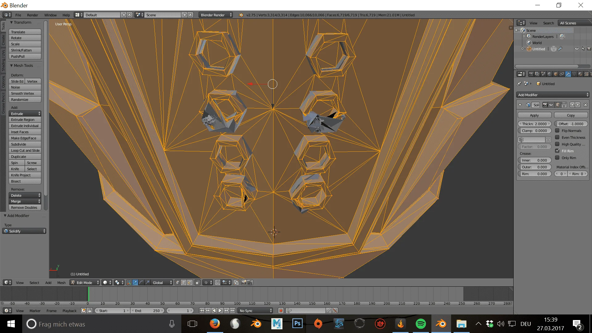 Watertighting the Mesh 