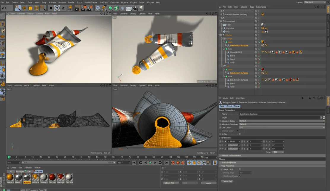 Cinema 4D 3D Product Visualization