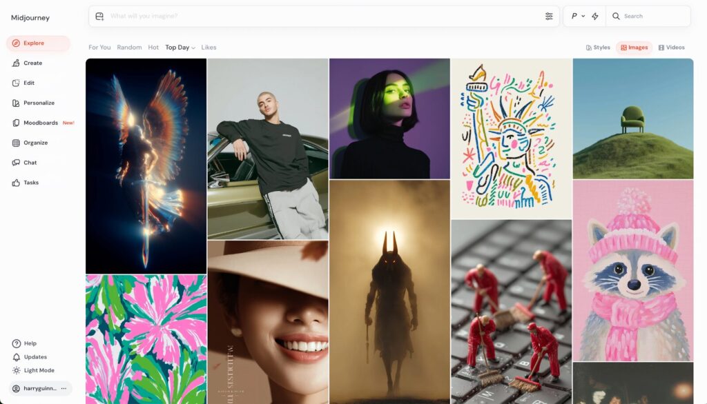 Midjourney Interface
