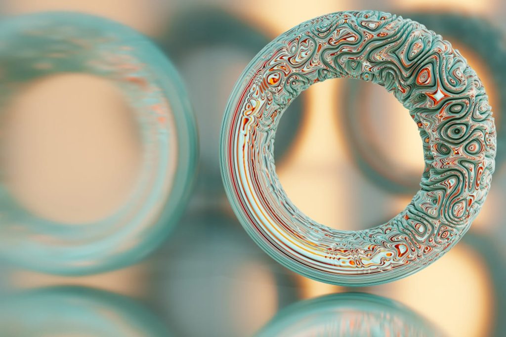 3D abstract shapes