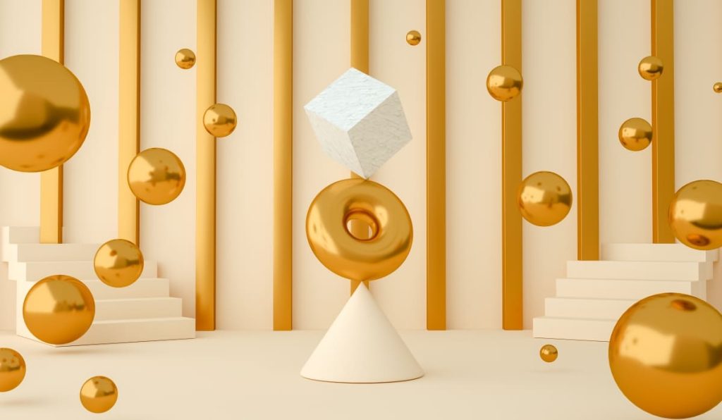 3D abstract shapes