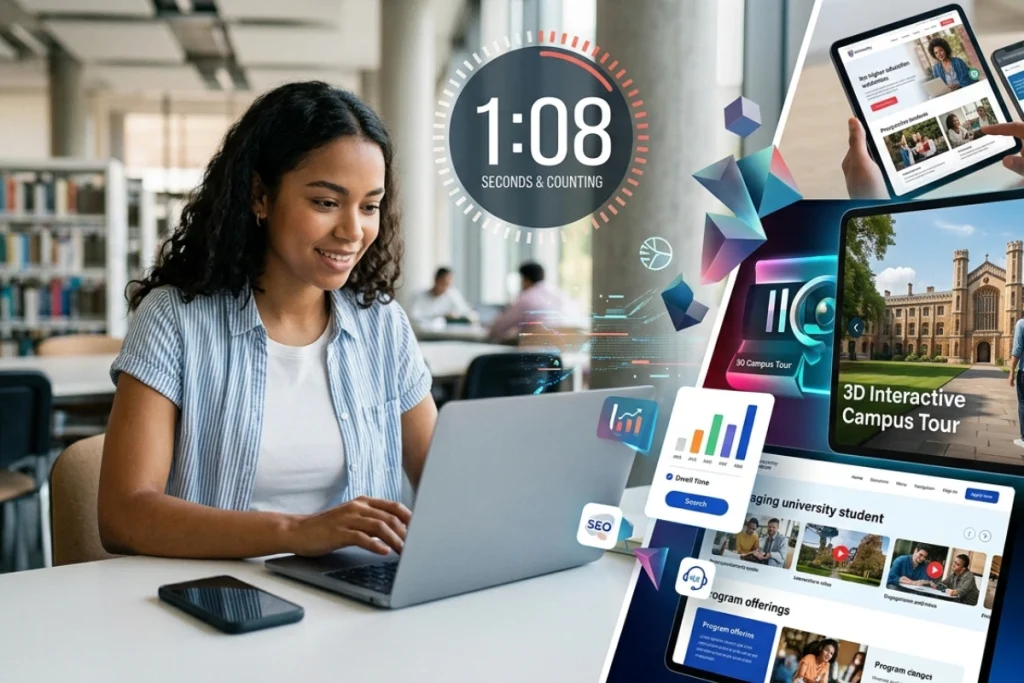 higher education website design