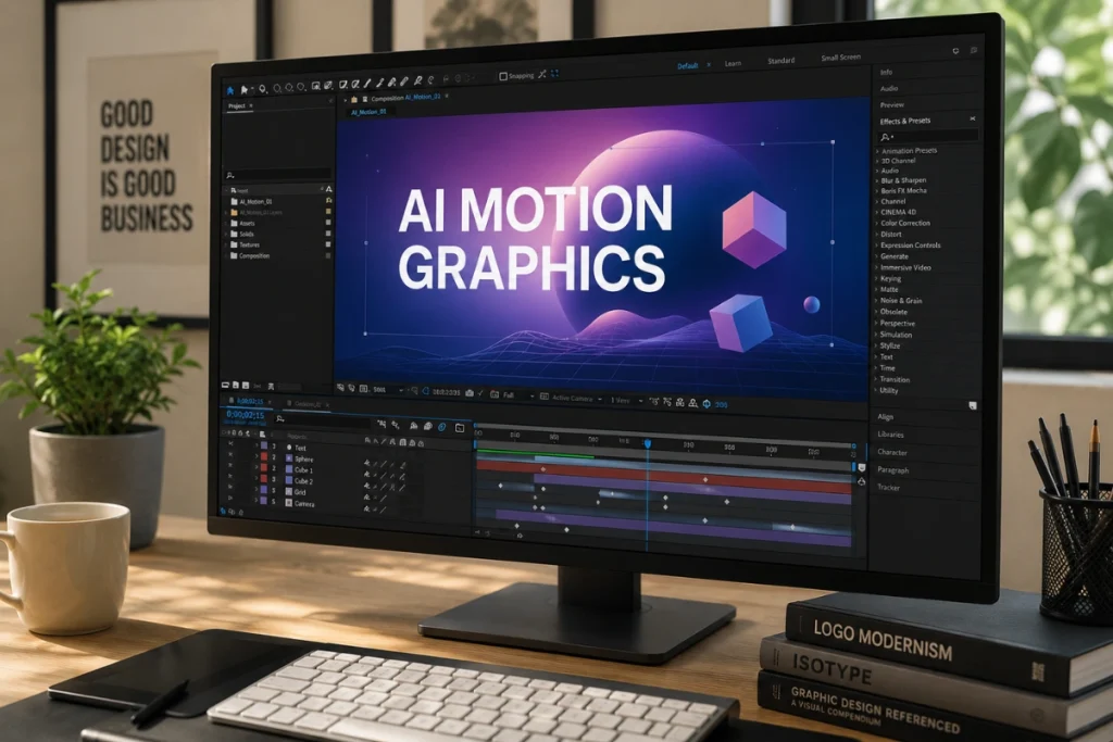 Motion graphics AI