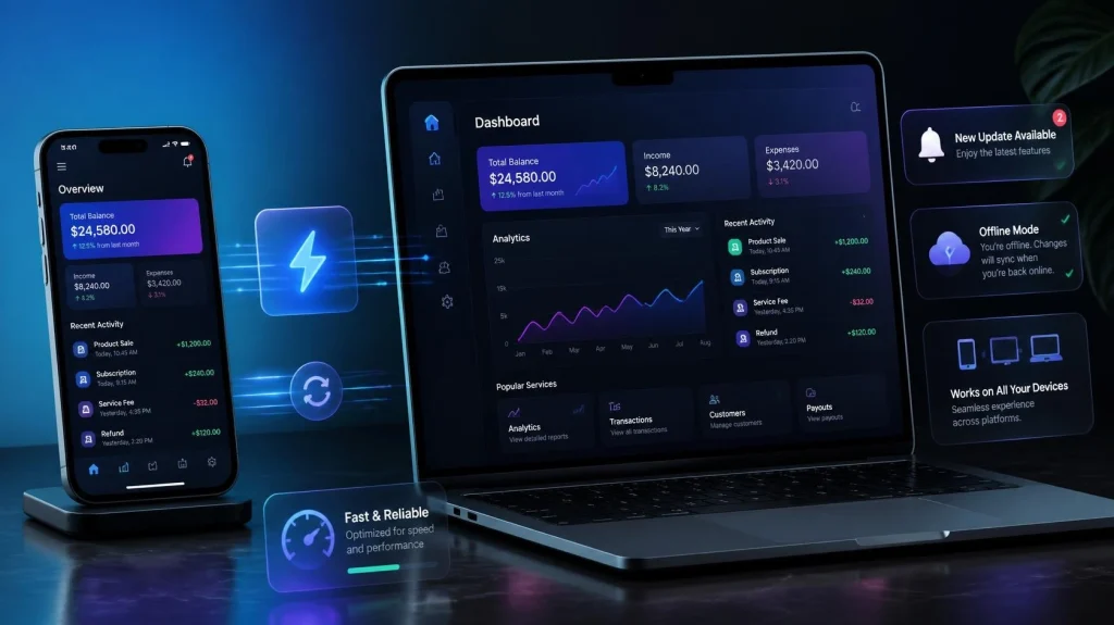 Progressive web apps benefits