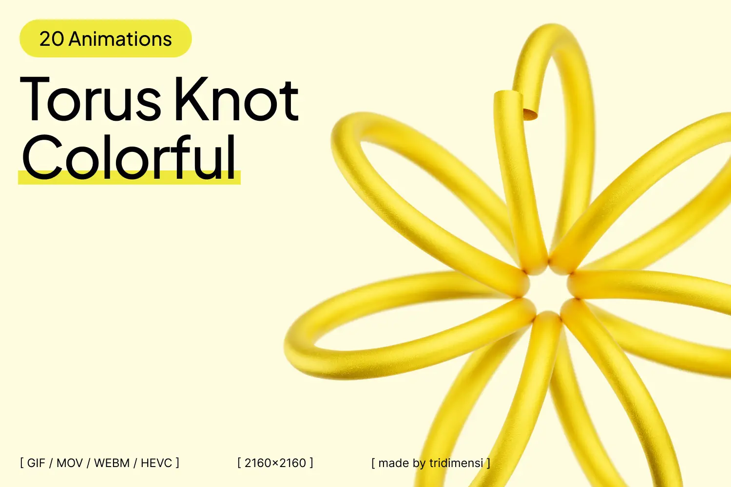 torus knot animation