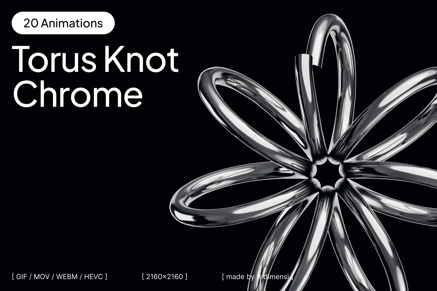 torus knot animation
